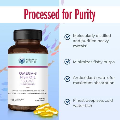 Vitamin World Omega 3 triple fuerza