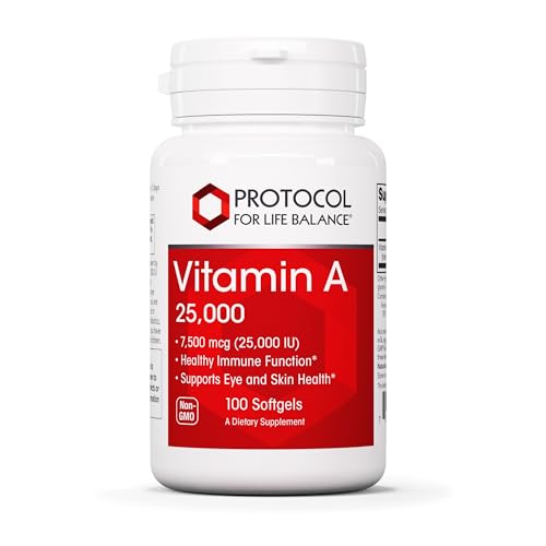 Vitamina A 25000 IU cápsulas blandas