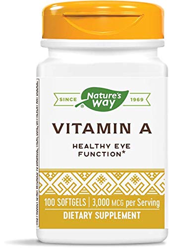 Vitamina A Nature's Way en cápsulas