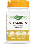 Vitamina A Nature's Way en cápsulas