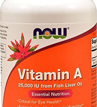 Vitamina A NOW Foods beneficios para la vista