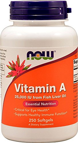 Vitamina A NOW Foods beneficios para la vista