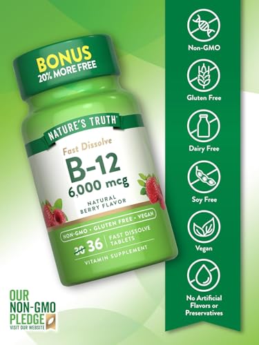 vitamina B-12 6000 mcg beneficios