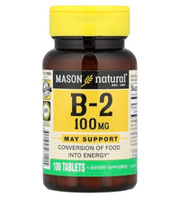 Vitamina B-2 para energía diaria