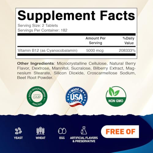 Vitamina B12 5000 mcg Vitamatic