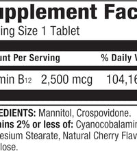 vitamina B12 en tabletas para hombres y mujeres