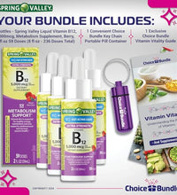 vitamina B12 sabor berry para energía