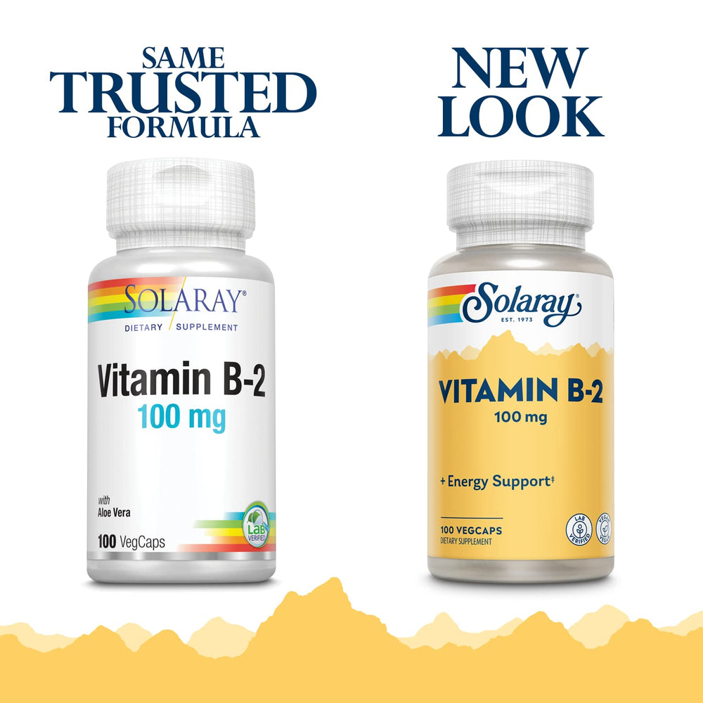 Vitamina B2 100 mg Solaray