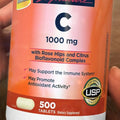 Vitamina C 1000mg con rosa mosqueta