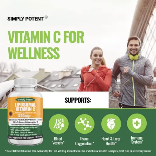 Vitamina C 1200mg para salud diaria