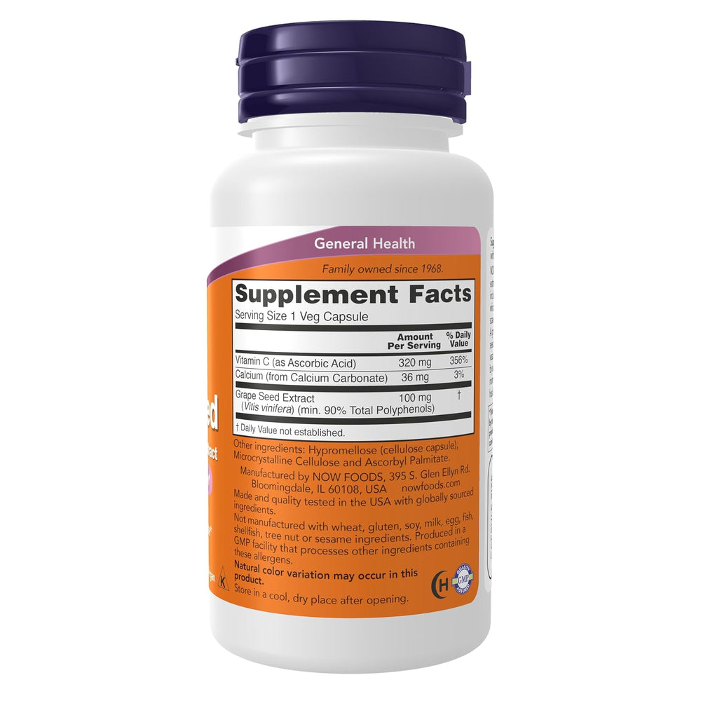 Vitamina C con Semilla de Uva