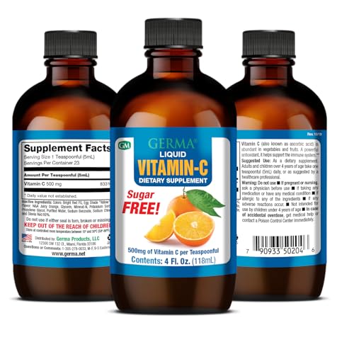 vitamina C líquida sin azúcar