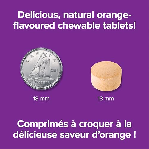 vitamina C masticable para un día saludable