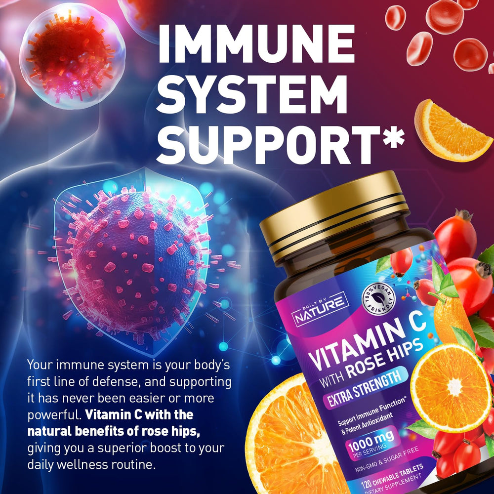Vitamina C masticables 1000 mg