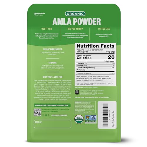Vitamina C natural en polvo Amla