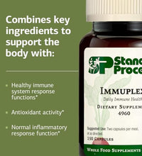 Vitamina C y A en suplemento inmunológico Immuplex