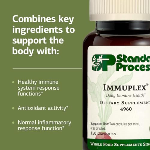 Vitamina C y A en suplemento inmunológico Immuplex