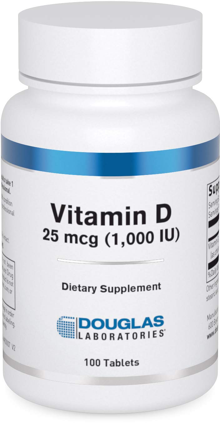 Vitamina D 25 mcg 100 Tabletas