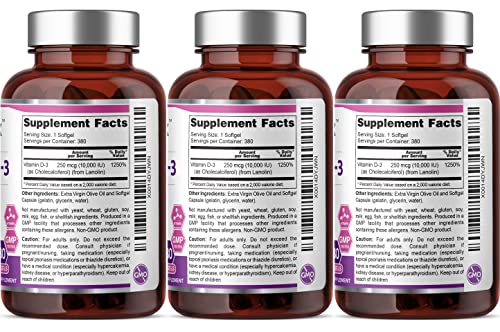 Vitamina D-3 para huesos fuertes
