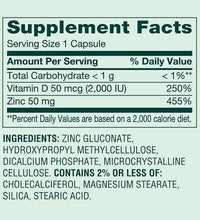 vitamina D y zinc juntos
