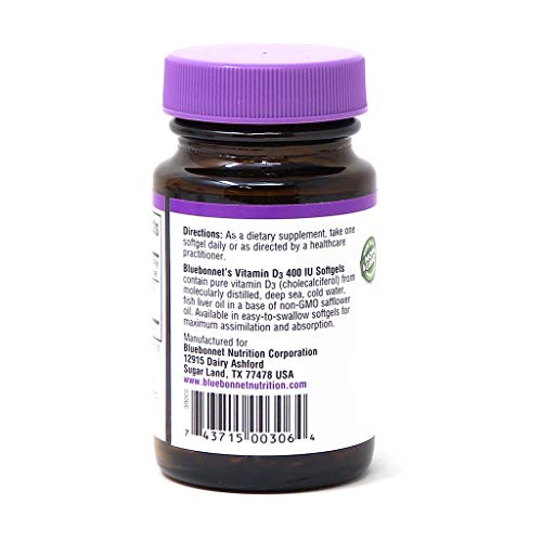 vitamina D3 400 IU para fortalecer defensas