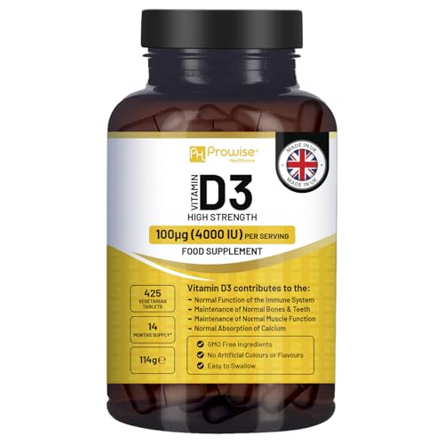 Vitamina D3 alta potencia para inmunidad