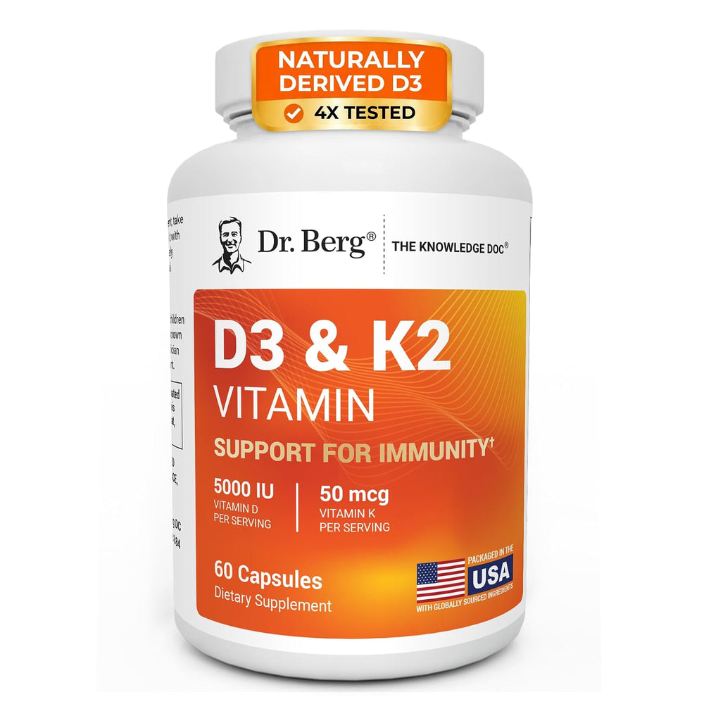 Vitamina D3 K2 5000 IU cápsulas