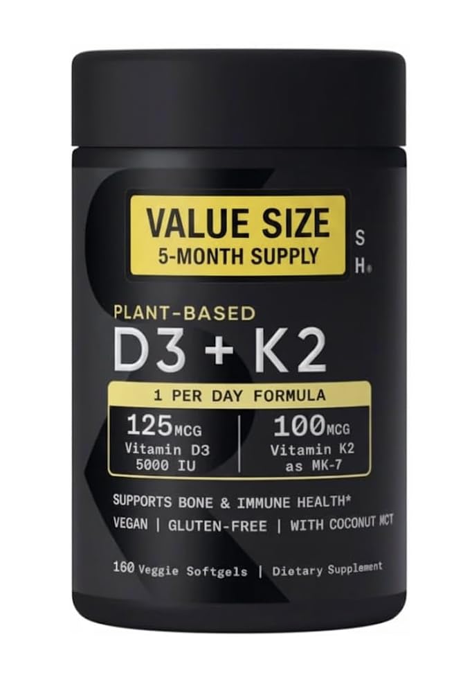 Vitamina D3 K2 para huesos fuertes