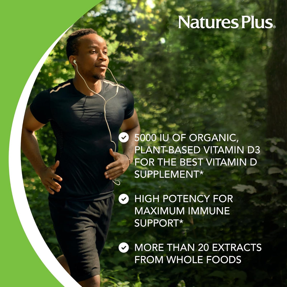Vitamina D3 NaturesPlus 60 cápsulas