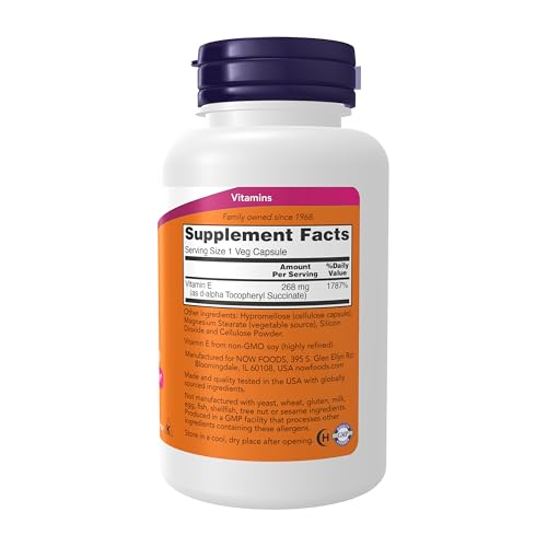 Vitamina E 400 IU 100 cápsulas