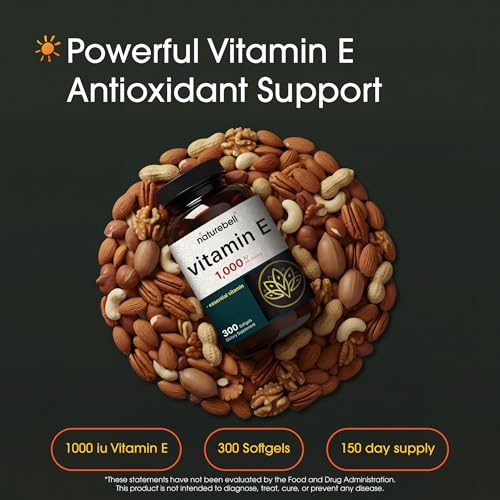 Vitamina E de NatureBell 300 cápsulas