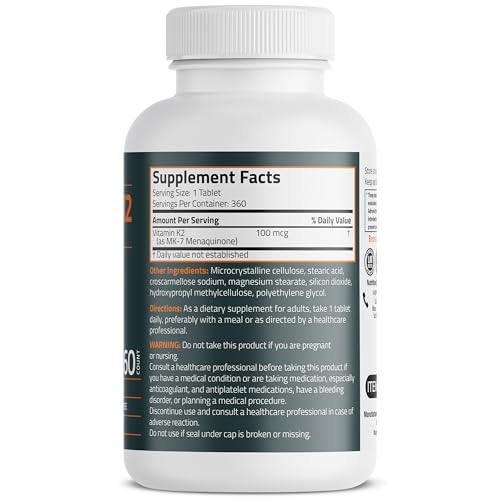 Vitamina K2 MK-7 en tabletas