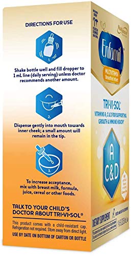 vitaminas A C D para niños