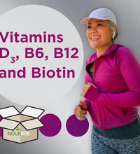 vitaminas B, D y E esenciales