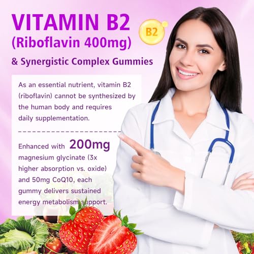 vitaminas B2 y CoQ10 para adultos