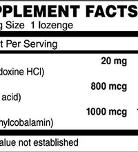 vitaminas B6 y ácido fólico