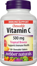 vitaminas C masticables sabor tropical