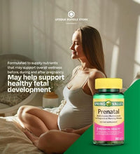 vitaminas con ácido fólico y DHA