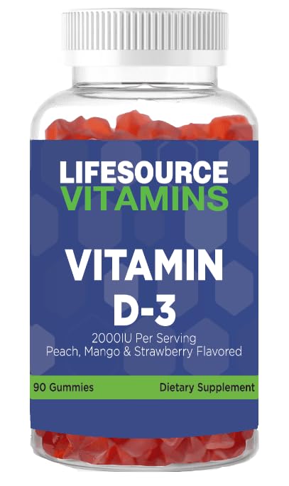 Vitaminas D-3 gomitas sabor frutas