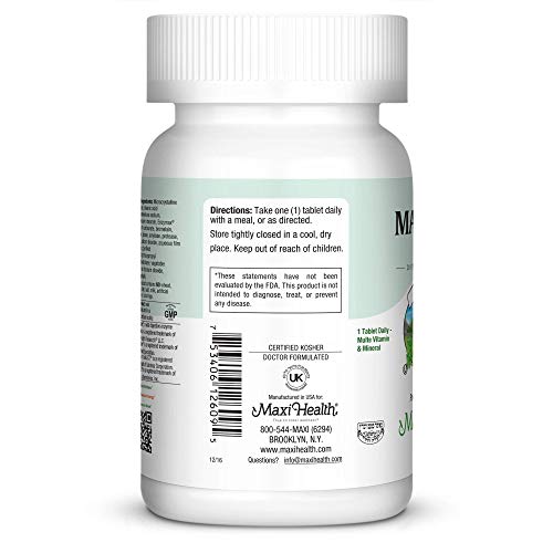 vitaminas diarias MaxiVite para salud