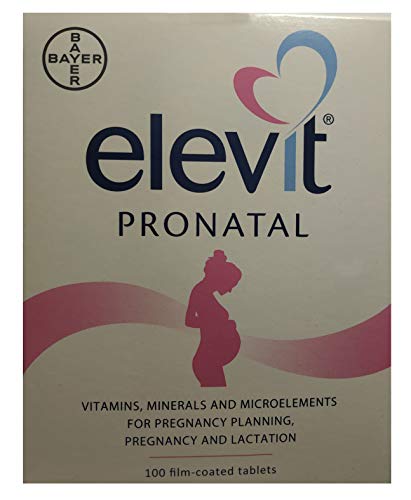 vitaminas Elevit para embarazo saludable