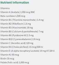 vitaminas esenciales para el embarazo saludable