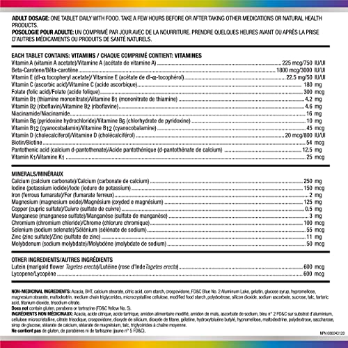 vitaminas esenciales para hombres 50+