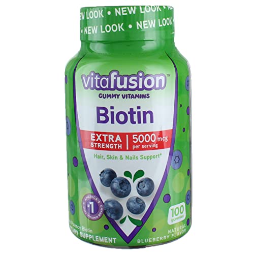 vitaminas gummy de biotina sabor berry