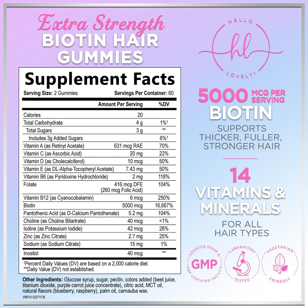 Vitaminas Hair Vitamin Biotina