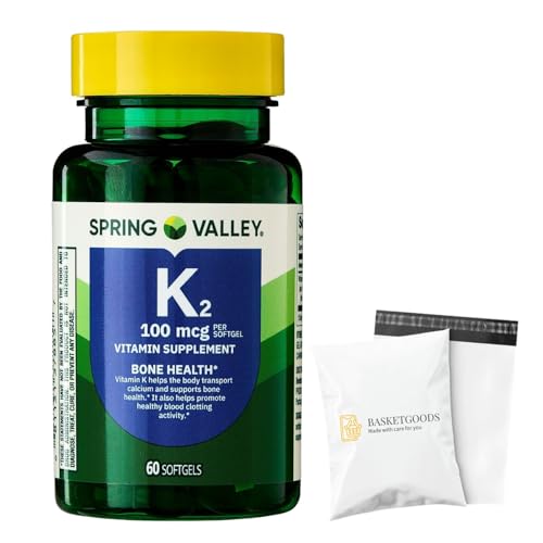 vitaminas K2 Spring Valley beneficios para huesos