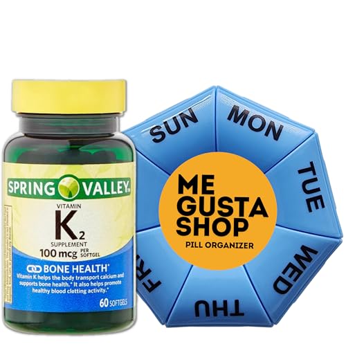 vitaminas K2 Spring Valley para huesos fuertes