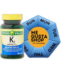 vitaminas K2 Spring Valley para huesos fuertes
