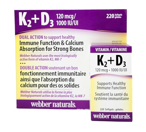 vitaminas K2 y D3 para inmunidad