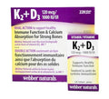 vitaminas K2 y D3 para inmunidad